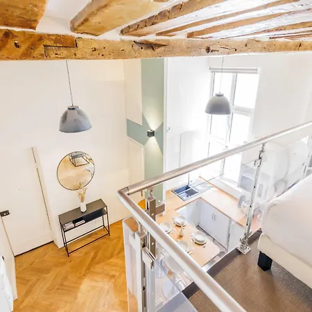 Quiet 1br 4p - Place Des Victoires Lägenhet *