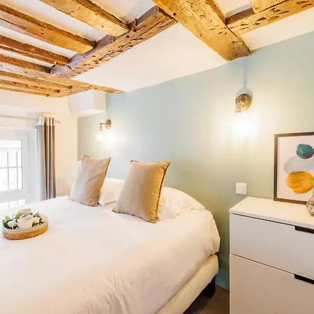 Apartman Quiet 1br 4p - Place Des Victoires Párizs