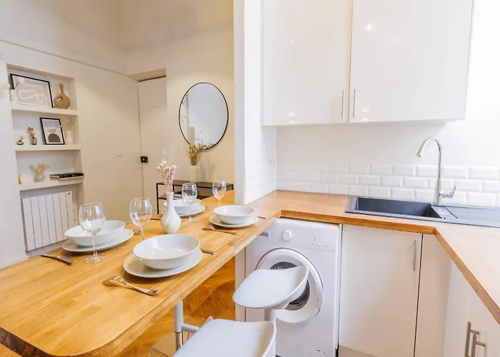 Apartman Quiet 1br 4p - Place Des Victoires